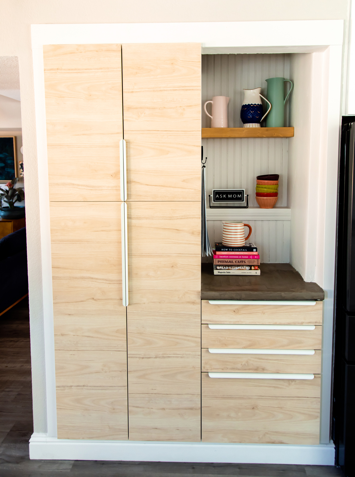 Pantry decor and drink station design