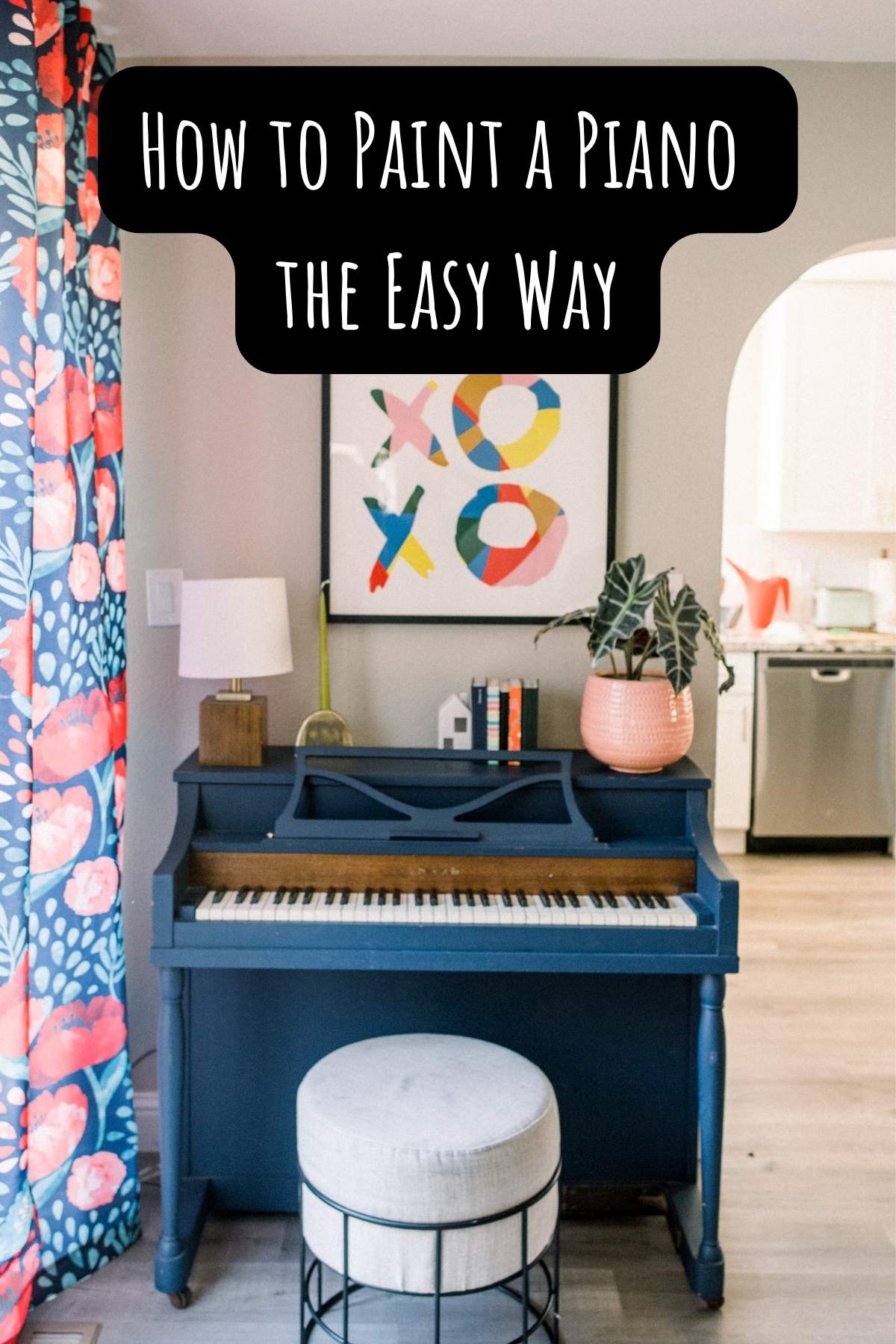 How to paint a piano the easy way
