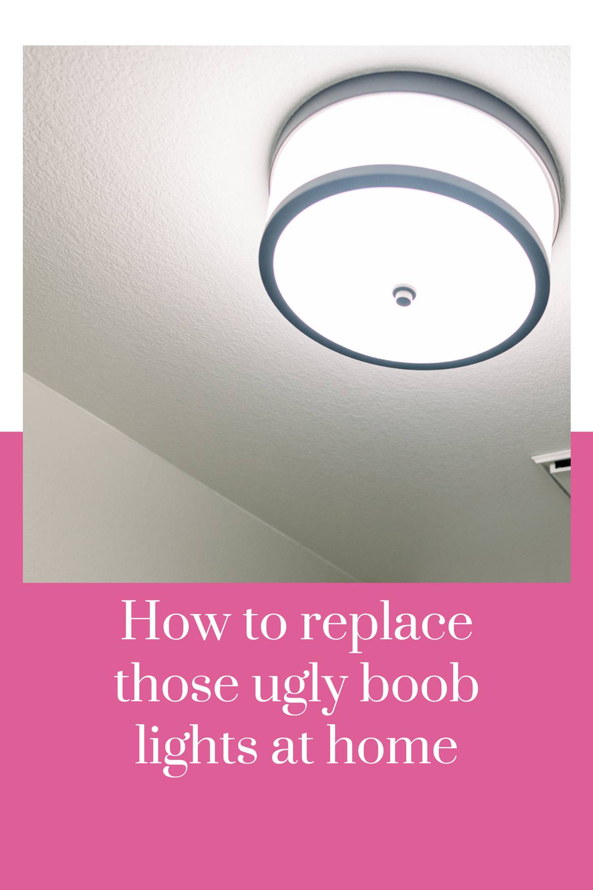 How to replace ugly lights at home