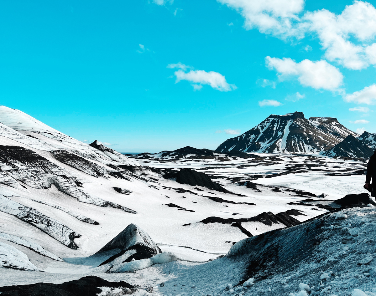 hiking the Katla Volcano in Iceland