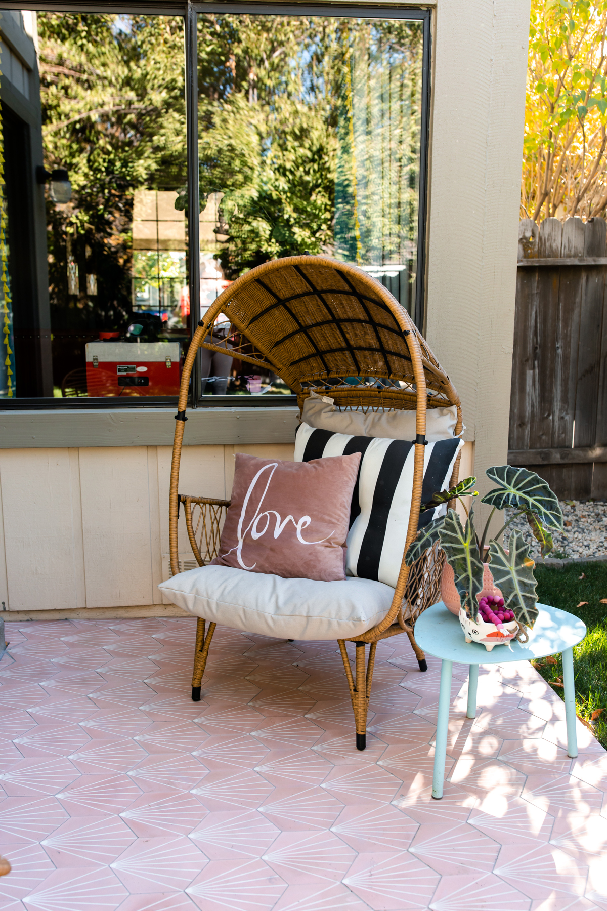 Small tile patio for sitting DIY how to install outdoor tile over concrete